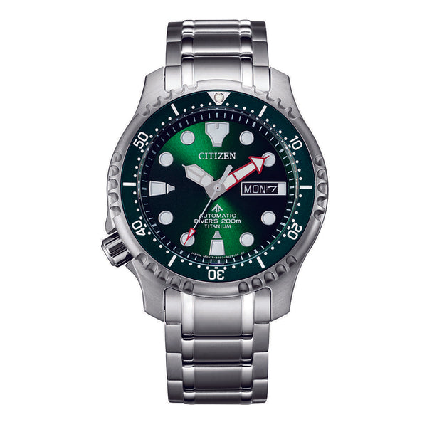 Citizen Orologio Promaster Meccanico Diver Quadrante Verde 42mm