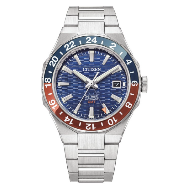 Orologio Citizen 880 Serie 8 GMT Ghiera Blu / Rossa Pepsi