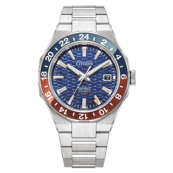Orologio Citizen 880 Serie 8 GMT Ghiera Blu / Rossa Pepsi