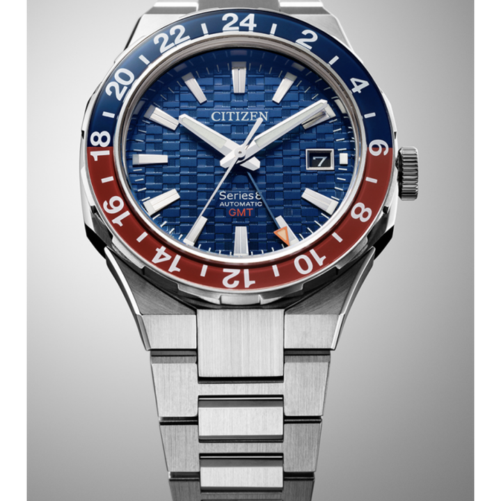 Orologio Citizen 880 Serie 8 GMT Ghiera Blu / Rossa Pepsi