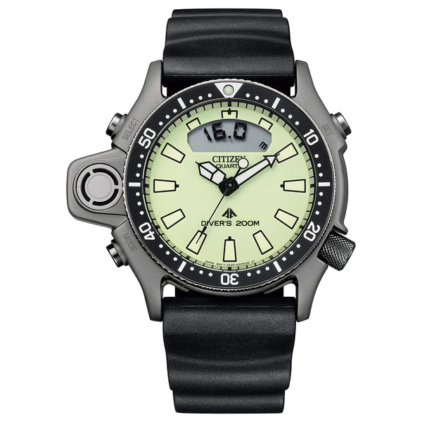 Citizen Watch Aqualand I Full Lume Lime 200mt Silicone JP2007-17W