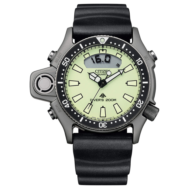 Citizen Watch Aqualand I Full Lume Lime 200mt Silicone JP2007-17W