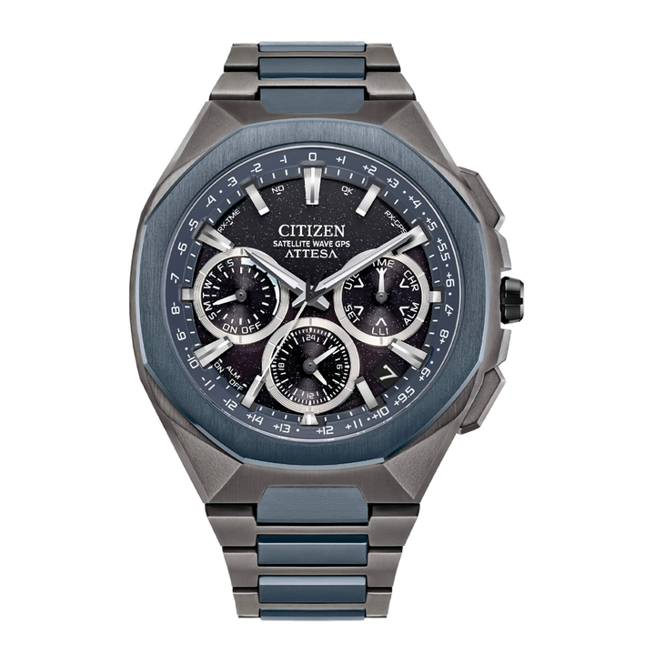 Citizen orologio Attesa Spaceship F950 CDLC Blue Limited Edition CC4106-74E