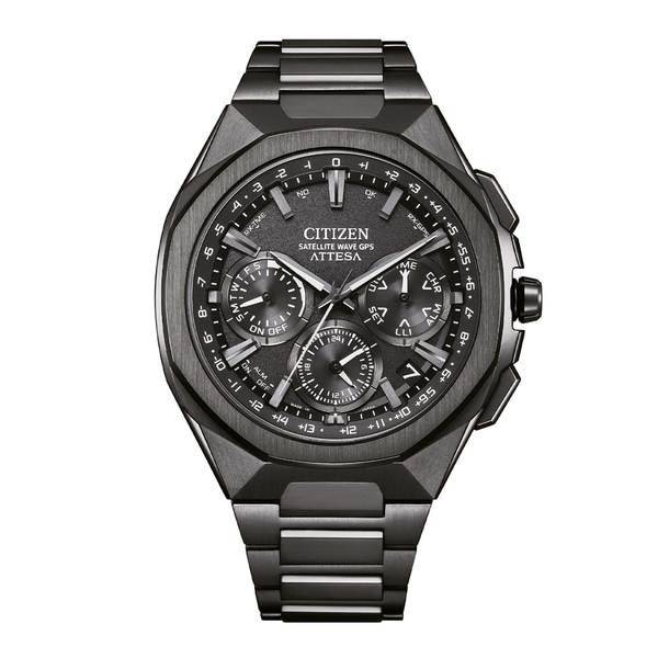 Orologio Citizen Attesa Spaceship F950 Lunetta in Ceramica Nera Satellite Wave CC4105-69E