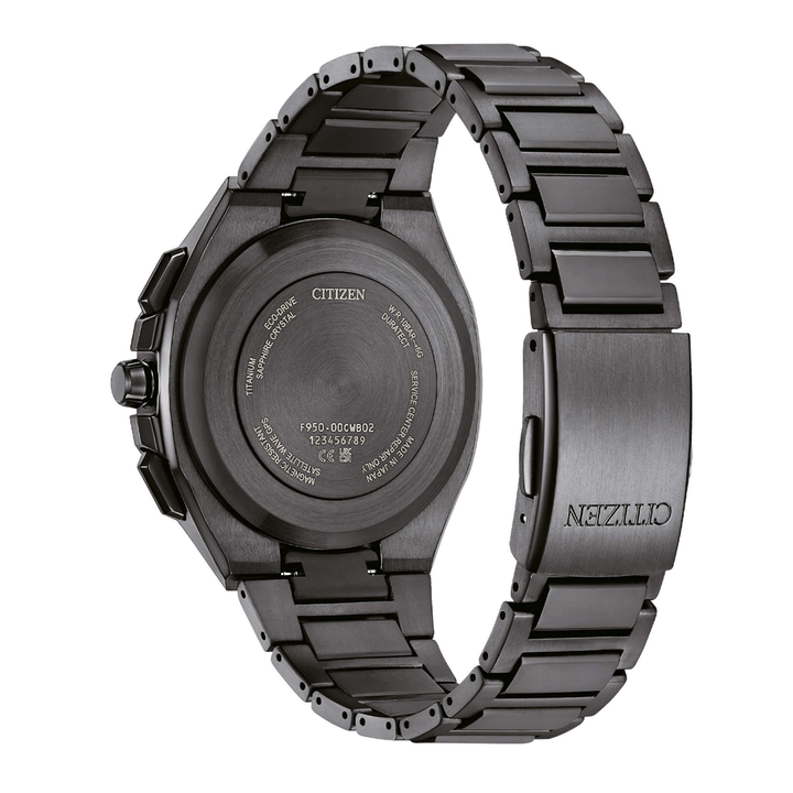 Orologio Citizen Attesa Spaceship F950 Lunetta in Ceramica Nera Satellite Wave CC4105-69E