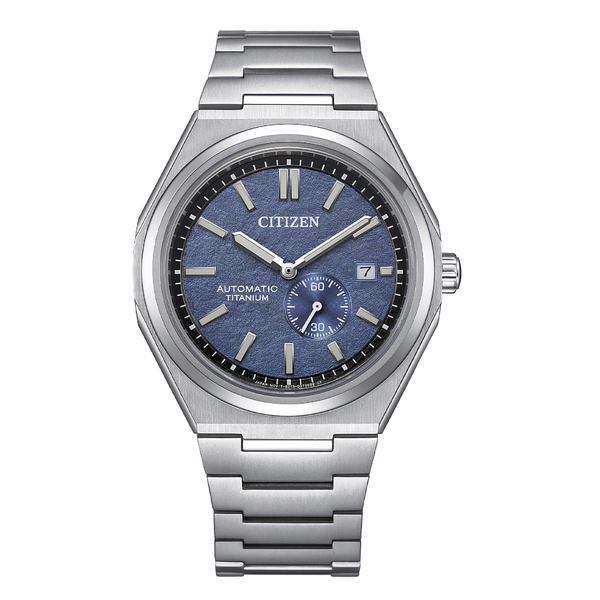 Citizen Zenshin Automatic Watch Super Titanium Blue Small Seconds NJ0180-80L