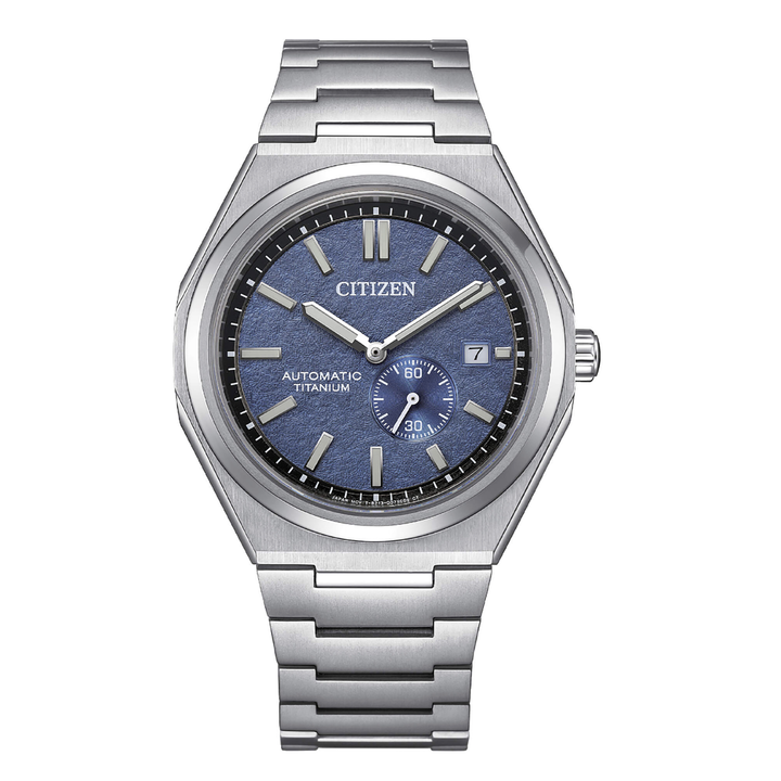 Citizen Zenshin Automatic Watch Super Titanium Blue Small Seconds NJ0180-80L