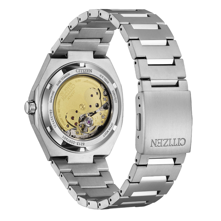 Citizen Zenshin Orologio Automatico Super Titanium Quadrante Salmon Piccoli Secondi