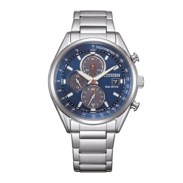Citizen orologio OF Classic Chrono Eco Drive Blue Dial 40mm CA0459-79L