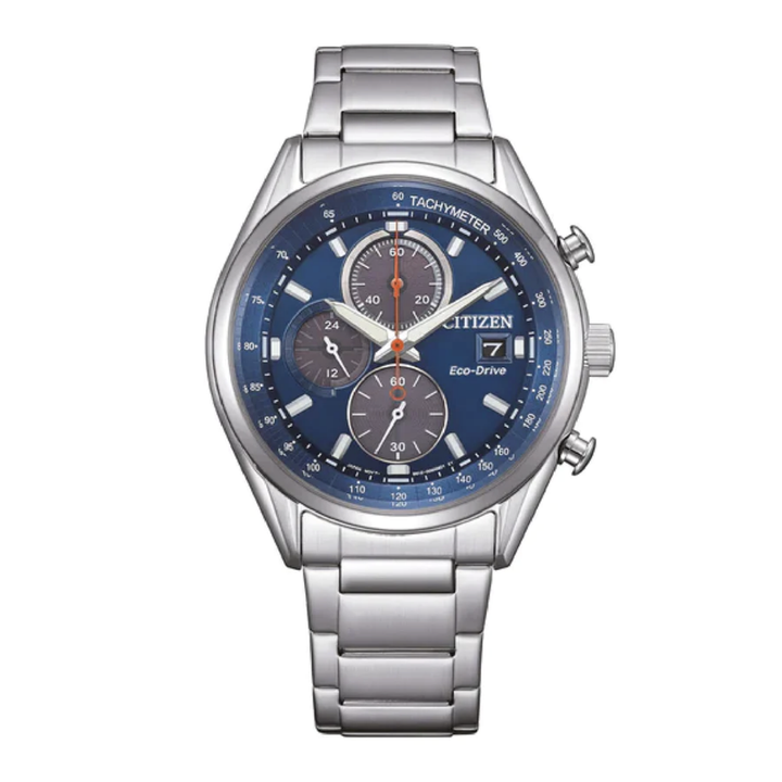 Citizen orologio OF Classic Chrono Eco Drive Blue Dial 40mm CA0459-79L