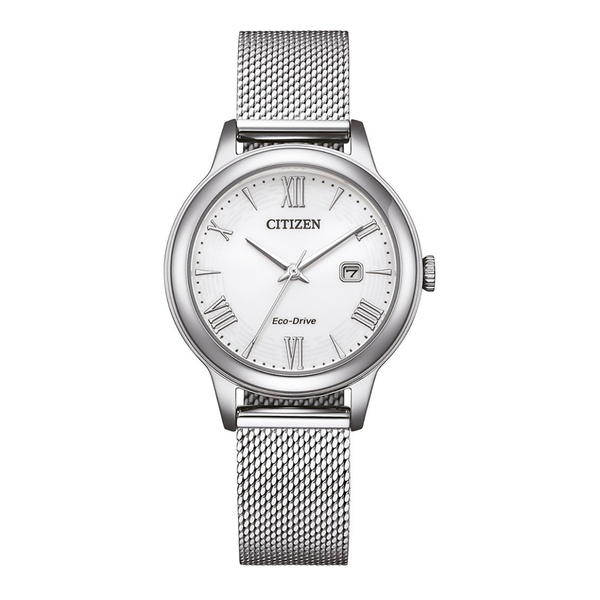 Orologio Citizen Lady Dazzling Del 2025 Mesh Milano Bianco EW2621-75A