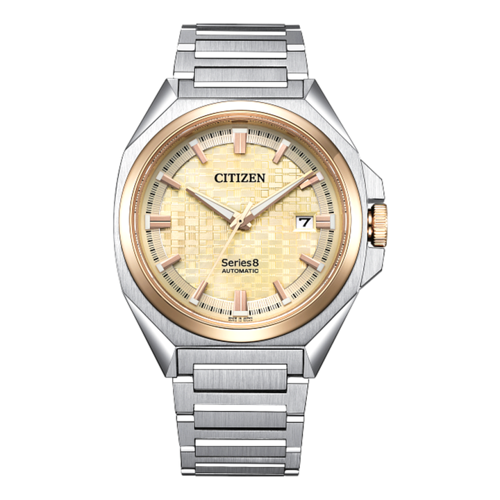 Orologio Citizen Serie 8 831 Automatico Quadrante Tokyo Skyline Champagne