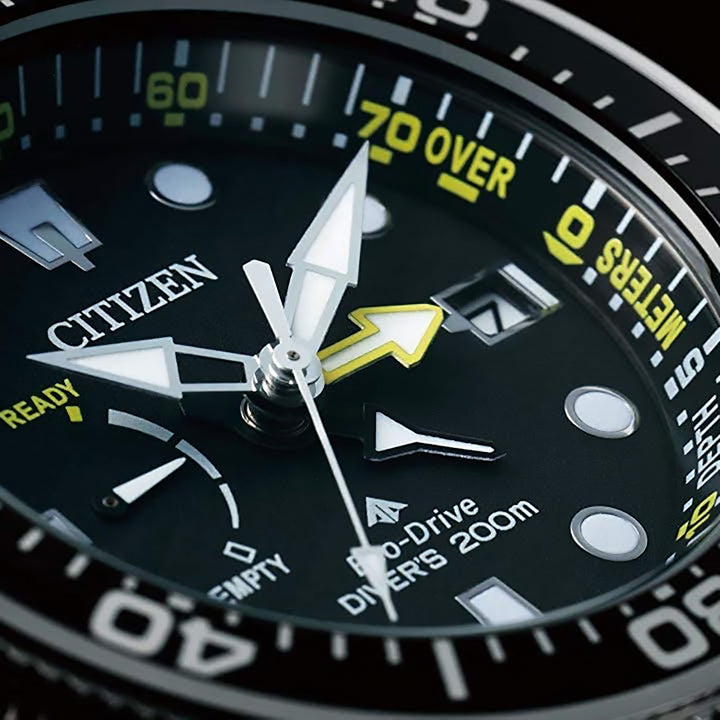 Citizen orologio Aqualand Eco-Drive Diver 200mt Black BN2036-14E