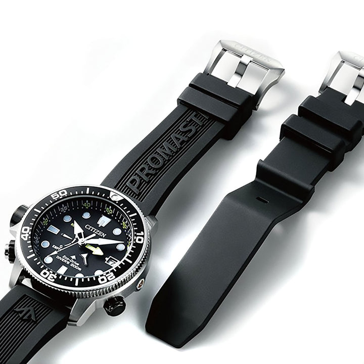 Citizen orologio Aqualand Eco-Drive Diver 200mt Black BN2036-14E