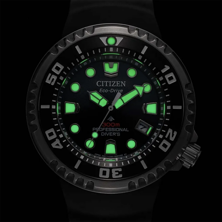 Citizen Orologio Promaster Eco Drive Nero Diver 300mt BN1024-01E