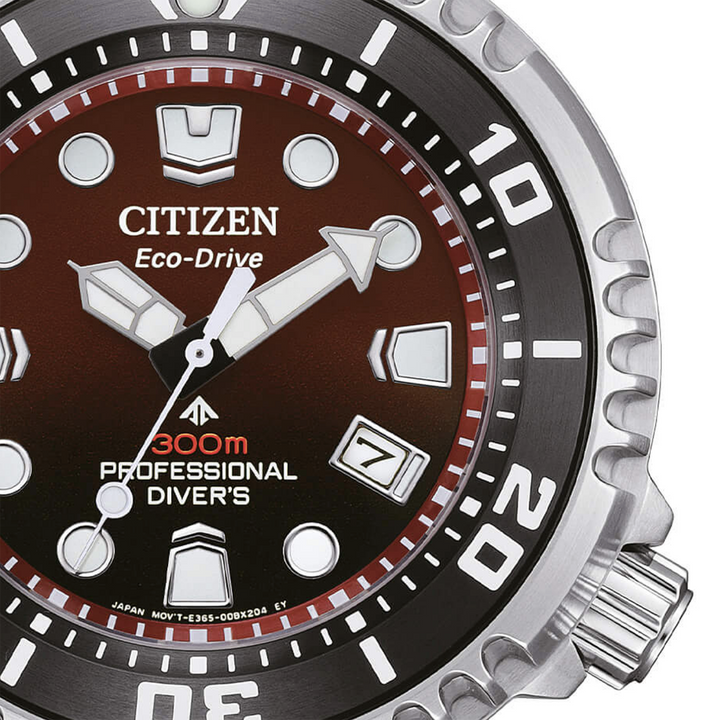 Citizen orologio Promaster Eco Drive Red Diver 300mt BN1024-01Z