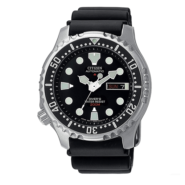 Orologio Citizen Promaster Diver Automatic 200 mt Black Quadrante silicone