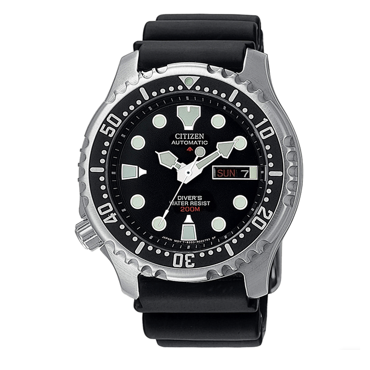 Orologio Citizen Promaster Diver Automatic 200 mt Black Quadrante silicone