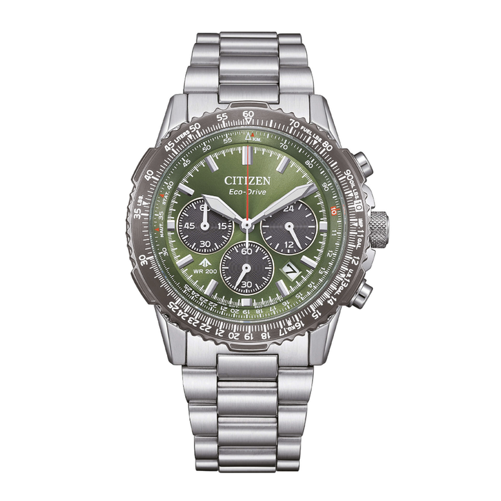 Orologio Citizen Promaster Navihawk Chrono Eco Drive Verde CA4664-60W