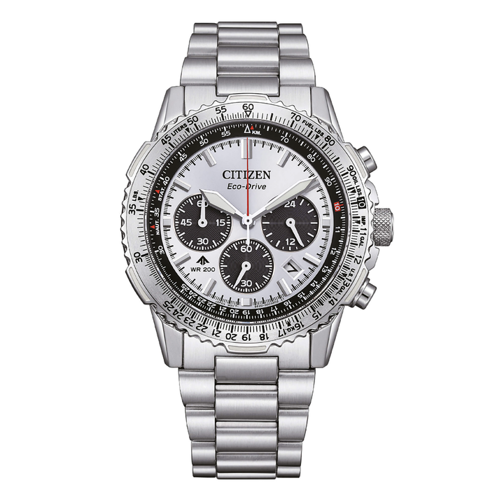 Citizen Orologio Promaster Navihawk Crono Eco Drive Silver