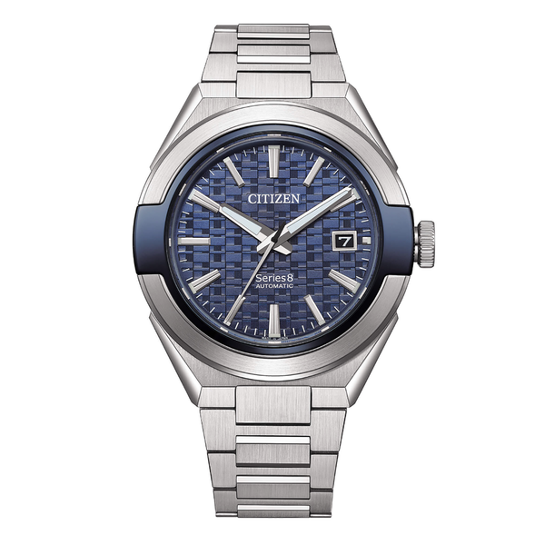 Orologio Citizen Serie 8 870 Automatico Quadrante Tokyo Skyline Blu