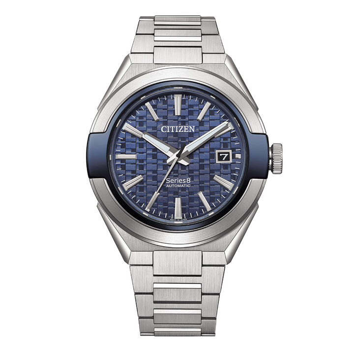 Orologio Citizen Serie 8 870 Automatico Quadrante Tokyo Skyline Blu