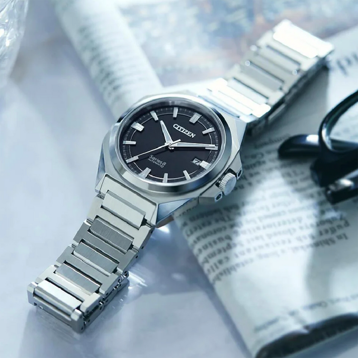Citizen orologio Series 8 Automatic Black Watch NB6010-81E