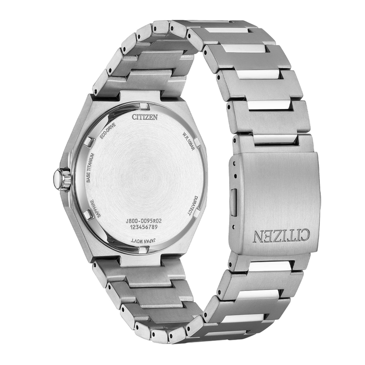 Citizen Zenshin Eco Drive Super Titanio Quadrante Blu AW0130-85L