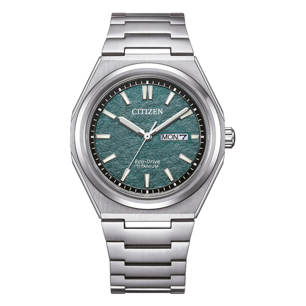 Orologio Citizen Zenshin Super Titanio Eco Drive Verde AW0130-85X