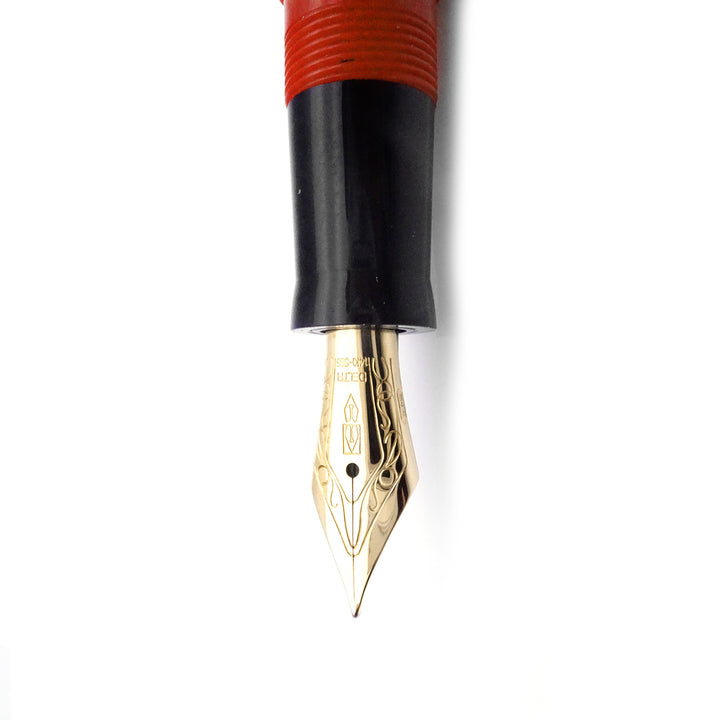 Delta We 17 Penna Stilografica Nera Finiture Palladio Pennino Acciaio