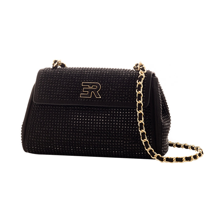 Ermanno Scervino Es609 Borsa A Spalla Verly Borchie Nero 12402002