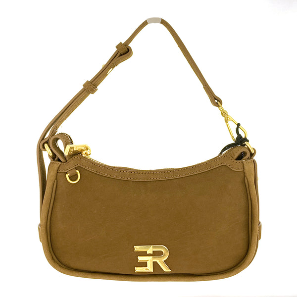 Ermanno Scervino Borsa Baguette Angelica Nabuk Miele 12402068