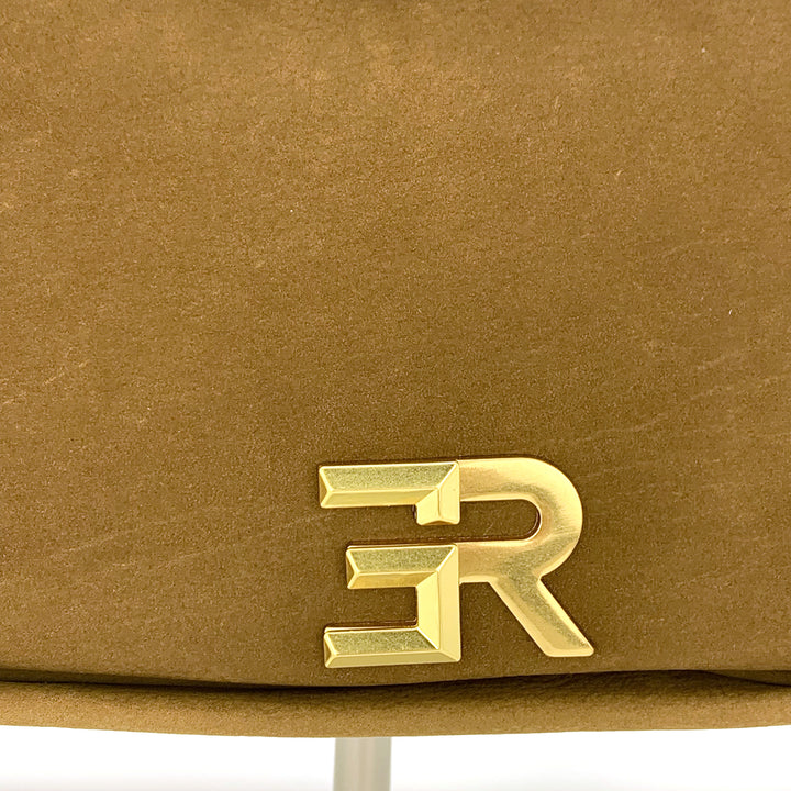 Ermanno Scervino Borsa Baguette Angelica Nabuk Miele 12402068