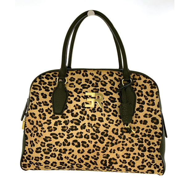 Borsa bowling Ermanno Scervino Anita Leo animalier 12402061
