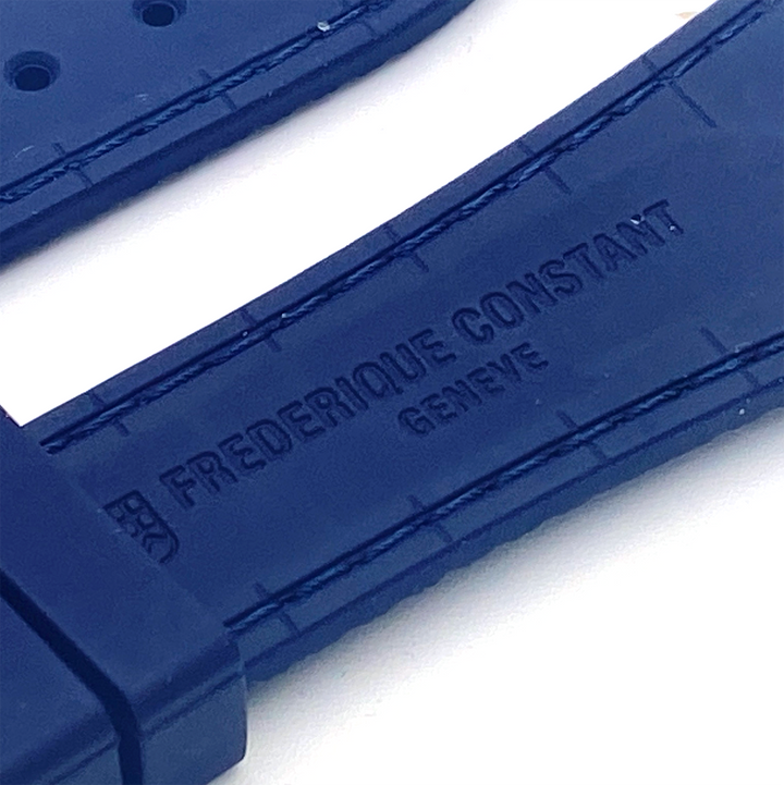 Frederique Constant Cinturino Highlife in gomma Blu 24×18cm