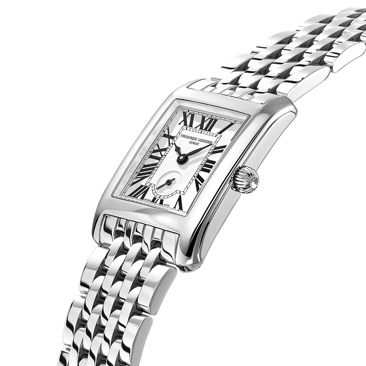 Orologio Frederique Constant Classics Carree Small Seconds Steel Strap