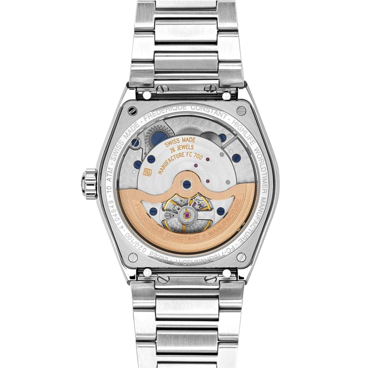 Frederique Constant Geneve Highlife Worldtimer Italia edizione speciale FC-718Gr4Nh6B-IT