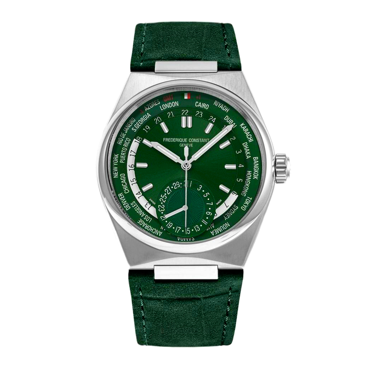 Frederique Constant Geneve Highlife Worldtimer Italia edizione speciale FC-718Gr4Nh6B-IT
