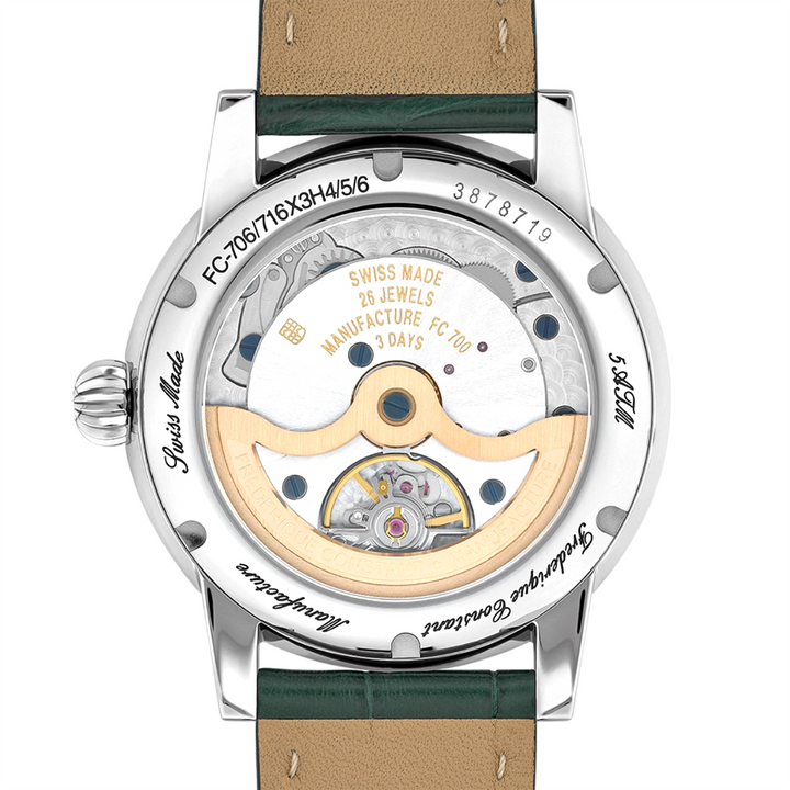 Frederique Constant Orologio Manufacture Classic Moonphase Date Green