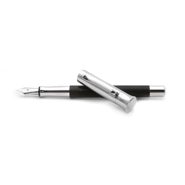 Graf von Faber Castell Penna Stilografica Linea Guilloche Nera