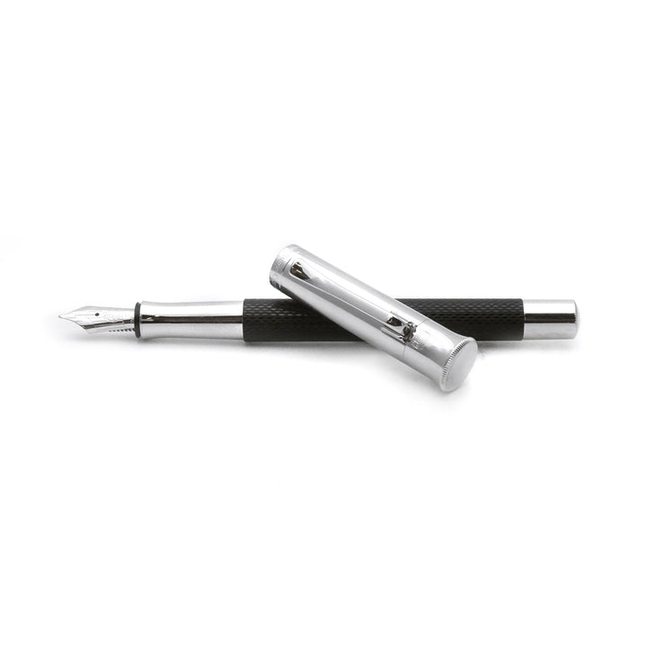 Graf von Faber Castell Penna Stilografica Linea Guilloche Nera