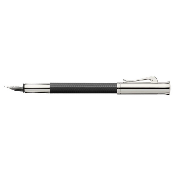 Graf von Faber Castell Penna Stilografica Linea Guilloche Nera