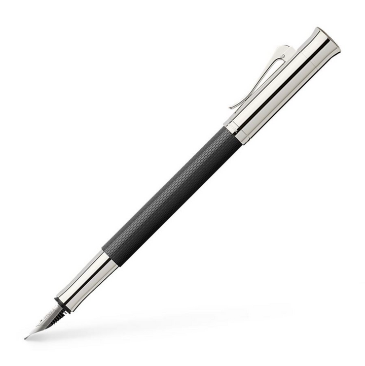 Graf von Faber Castell Penna Stilografica Linea Guilloche Nera