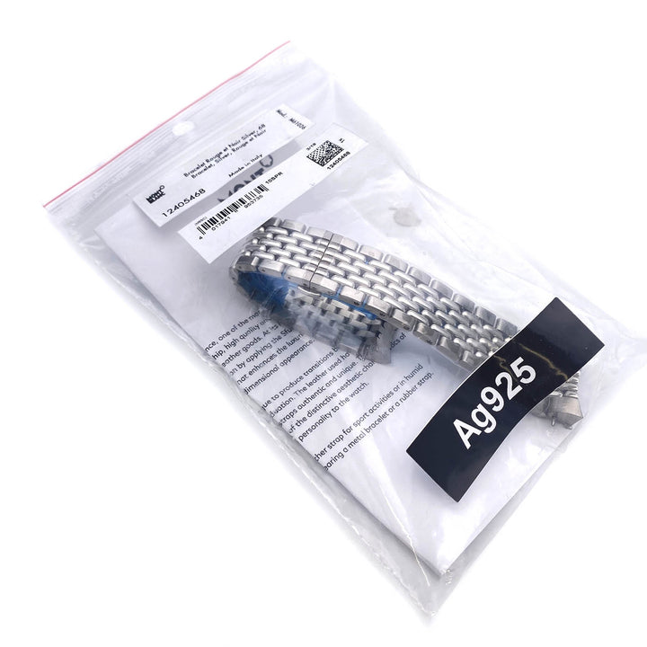 Bracciale bimetallico Montblanc per orologio 1858 Geosphere 12405468