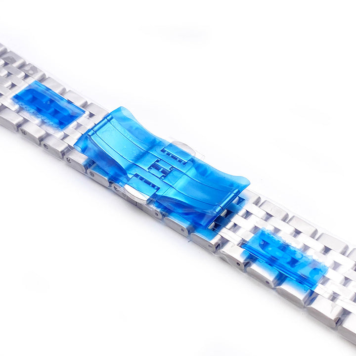 Bracciale bimetallico Montblanc per orologio 1858 Geosphere 12405468