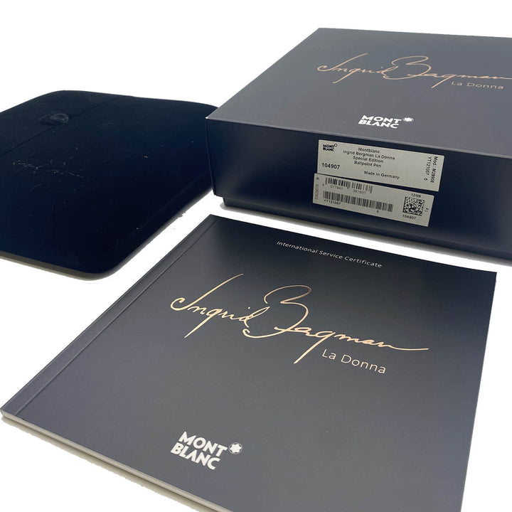 Montblanc Scatola vuota stilografica Ingrid Bergman Special Edition