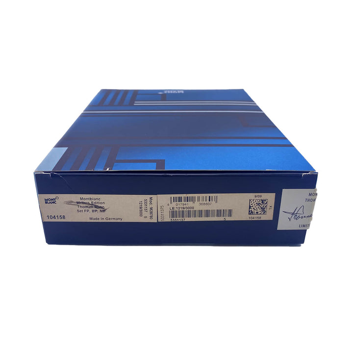 Montblanc solo scatola set (fp/bp/mp) Thomas Mann edizione limitata Writers