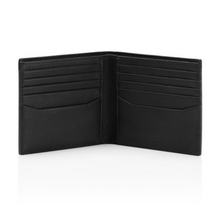 Montblanc Meisterstuck Portafoglio 8cc Pelle Nera