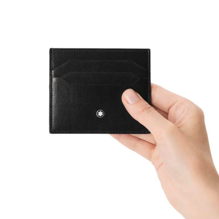Montblanc Meisterstuck Portafoglio 8cc Pelle Nera