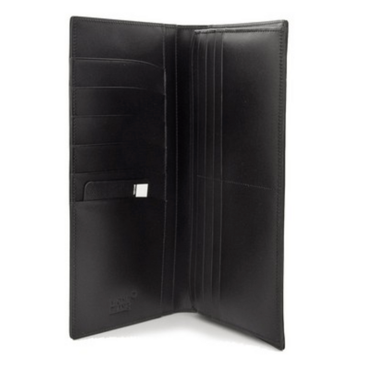 Montblanc Meisterstuck Portafoglio Verticale 14 Scomparti e tasca a Zip